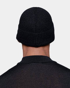 Black Beanie in Cashmere Silk | Filatori