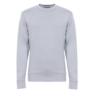 Grey Crewneck sweatshirt in double jersey Compact Cotton | Filatori