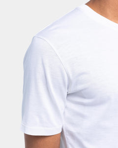 T shirt manica corta soft tinta unita Bianco Seta Cotone | Filatori
