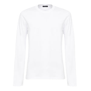 White Long Sleeve T-Shirt 100% Egyptian Cotton | Filatori 