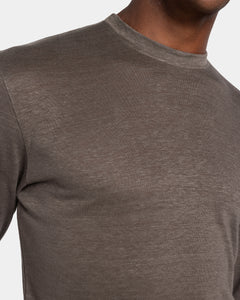 T shirt manica lunga tinta unita Talpa 100% Masters of Linen | Filatori